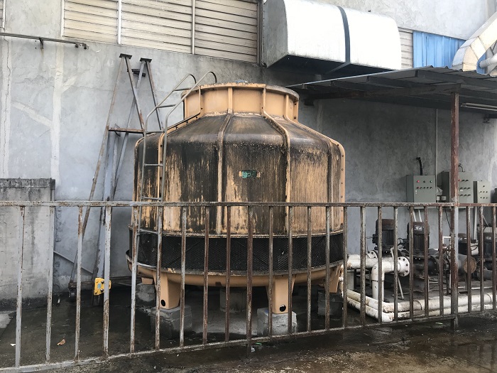 圆形玻璃钢冷却塔维修9