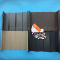 钢结构扇形屋面板  65-430铝镁锰直立锁边金属屋面系统