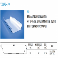 上海新之杰YXB75-470型墙屋面彩钢压型钢板厂家