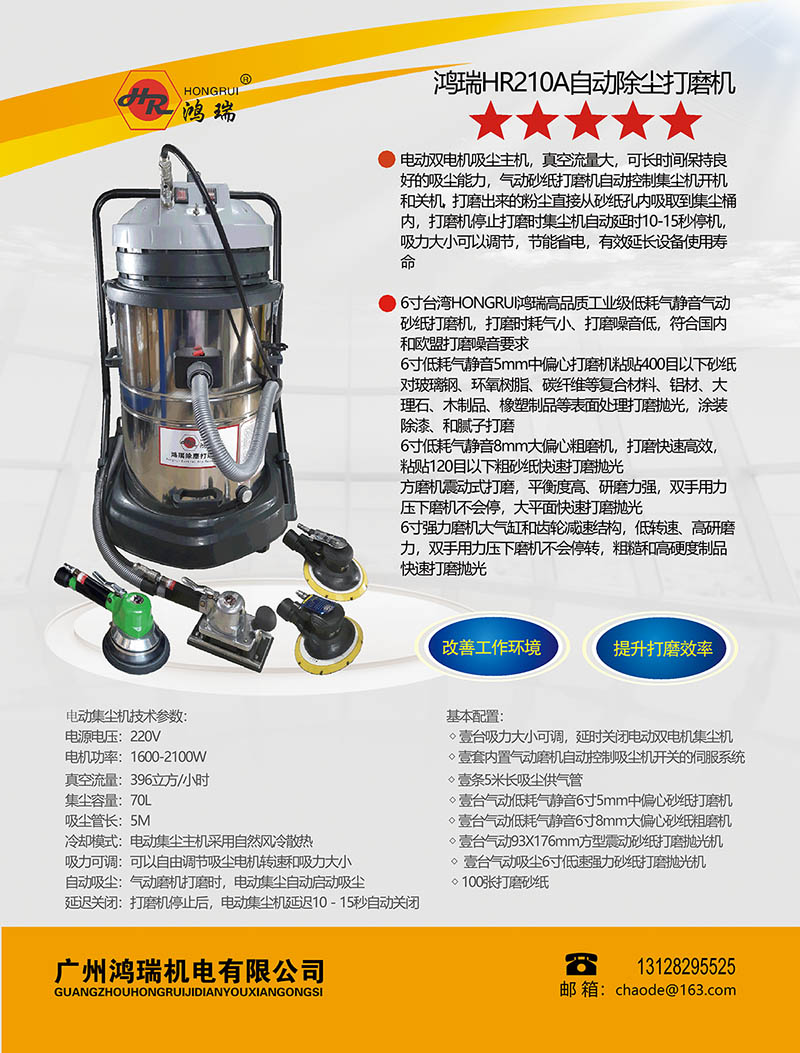 HR210A型环保无尘抛光机