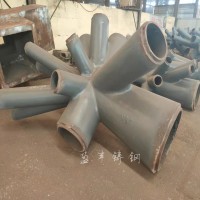 天津钢结构建筑工程焊接连接件应用铸钢节点