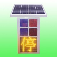 太阳能停字爆闪灯支持显示停 慢 缓