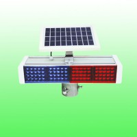 阳江太阳能警示灯 红蓝爆闪警示灯交通**设施