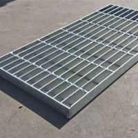 热镀锌平台钢格栅板工业承重走道板污水处理厂沟盖板踏步板定制