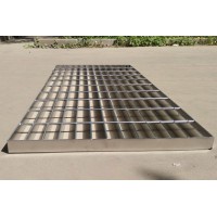 不锈钢格栅板304/316L化工平台专用人行栈道防滑盖板